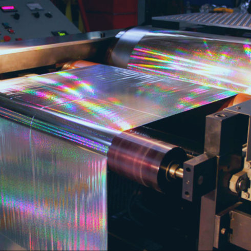 Maquila De Impresión Holográfica En Materiales Anchos