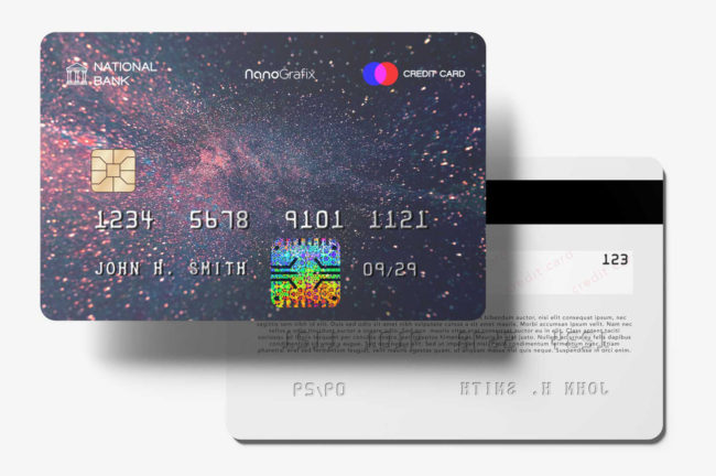 85×55 Plastic Credit Card Mockup 85x55 Plastic Credit Card Mockup
