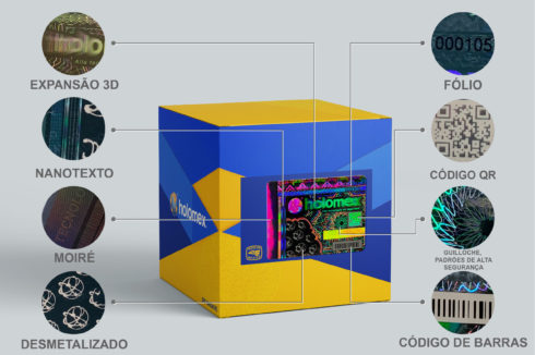 Etiquetas holográficas personalizadas