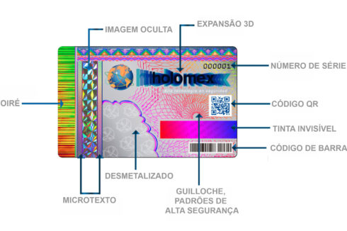 Etiquetas holográficas personalizadas